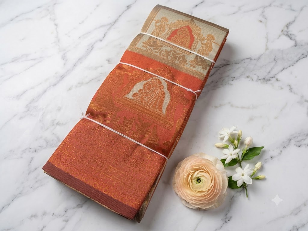 Beautyfull Lakshmi Kubera silk Saree